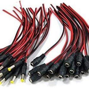 Antrader 20 pares macho y hembra DC Power Pigtail Cable Adaptador Conectores 0.083 x 0.217 in para CCTV Vigilancia Video Iluminación LED Antrader 20 pares macho y hembra DC Power Pigtail Cable Adaptador Conectores 0.083 x 0.217 in para CCTV Vigilancia Video Iluminación LED