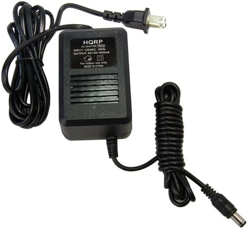 HQRP Adaptador de CA compatible con Roland BRC-120 GR-33, sintetizador de guitarra GR-20, procesador antiretroalimentación AF-70, cable de
