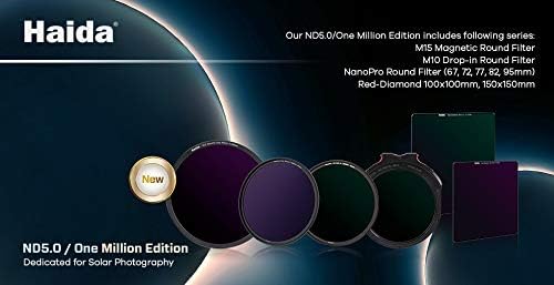 Haida Filtro de densidad neutra NanoPro MC One Million X Edition de 2.835 in, 20 paradas