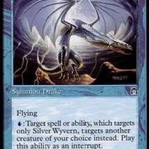 Magic the Gathering – Silver Wyvern – Stronghold Magic the Gathering – Silver Wyvern – Stronghold