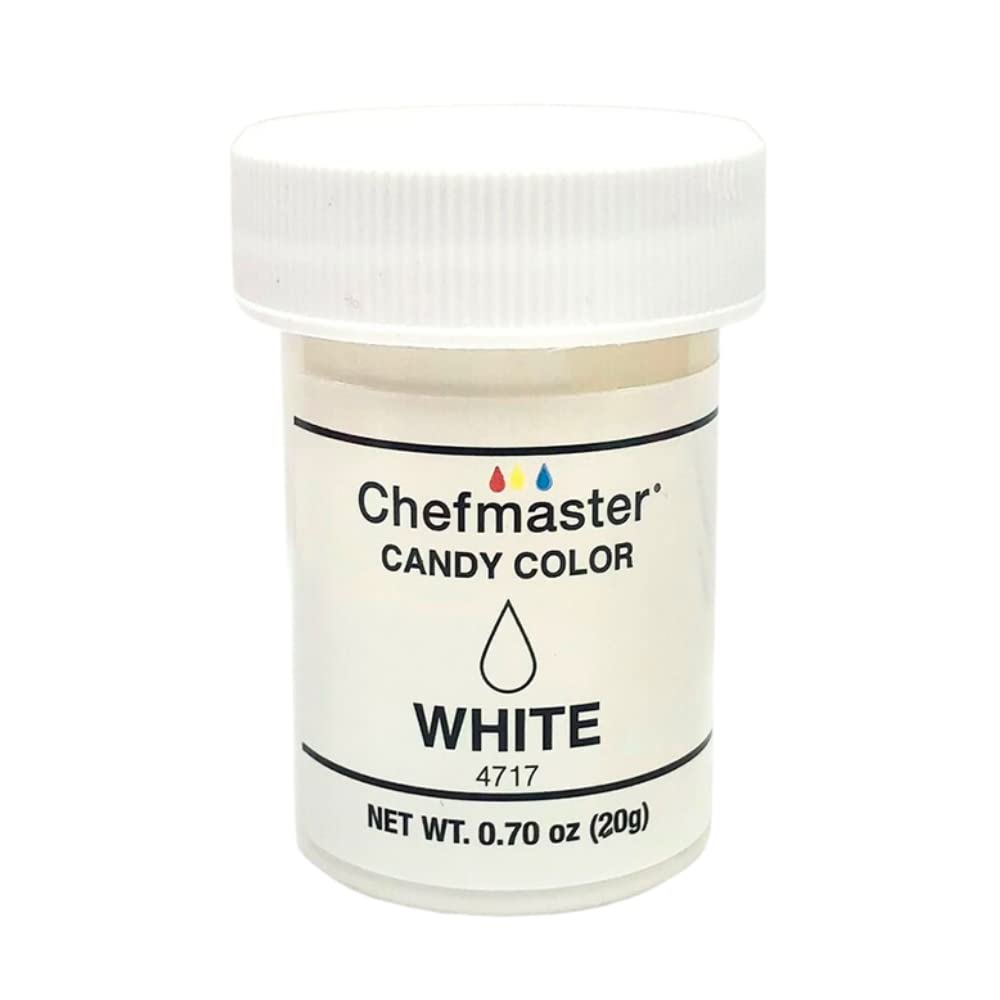 Chefmaster Color caramelo blanco, tonos verdaderos, a base de aceite, tinte de grado profesional, chocolate, fresas, paletas de pastel, decoración,