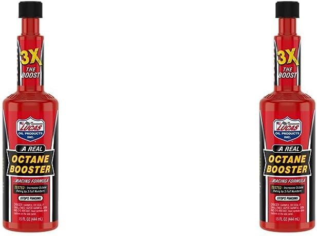 Lucas Oil 10026 Octane Booster – 15 onzas (paquete de 2)