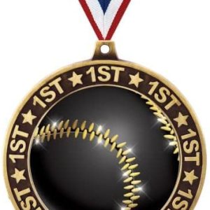 2.75″ Premio de la Medalla de Sombra de Béisbol del 1er Lugar, Medalla de Trofeo de Oro 2.75″ Premio de la Medalla de Sombra de Béisbol del 1er Lugar, Medalla de Trofeo de Oro
