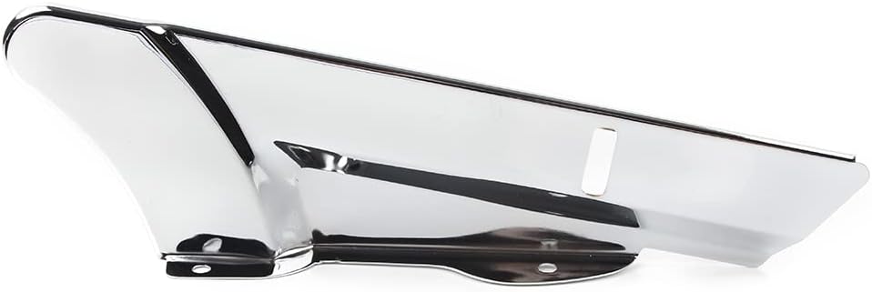 FSFY – Cubierta protectora de correa trasera inferior cromada compatible con Harley Electra Street Road Glide King FLHTK FLHX FLHR