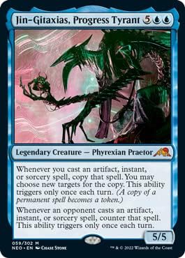 Magic the Gathering – Jin-Gitaxias, Progress Tyrant (059) – Kamigawa Neon Dynasty