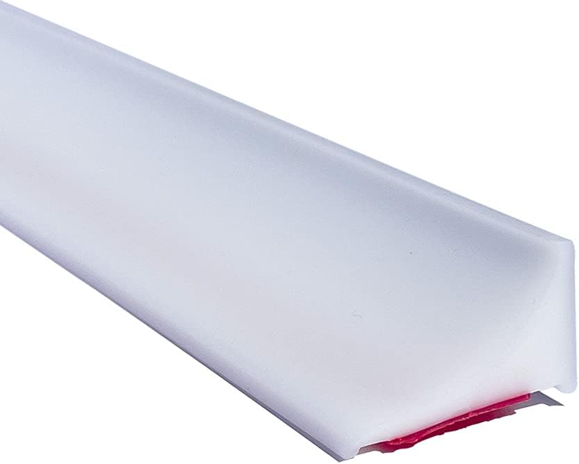 Barrera de agua de umbral de ducha de 39 pulgadas, tapón de agua para puerta de ducha sin marco, protector de salpicaduras de silicona para encimera