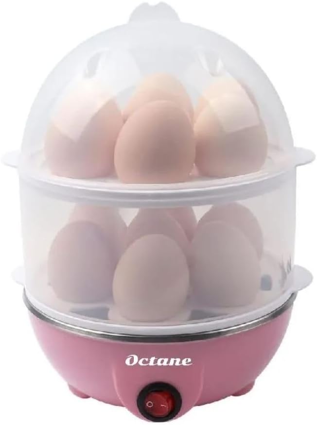 Cocedor de huevos, vaporizador para verduras, caldera eléctrica rápida de huevos, vaporizador de huevos, capacidad para 14 huevos, huevos medianos o