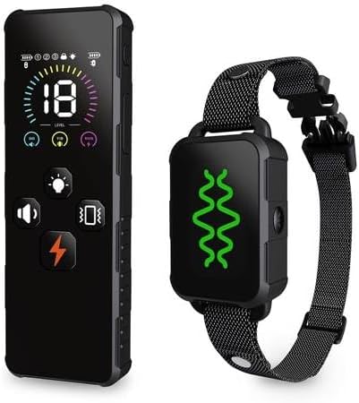 RC09 – Collar de entrenamiento eléctrico para perros con control remoto de 2000 pies, collar impactante con 3 modos de entrenamiento, collar