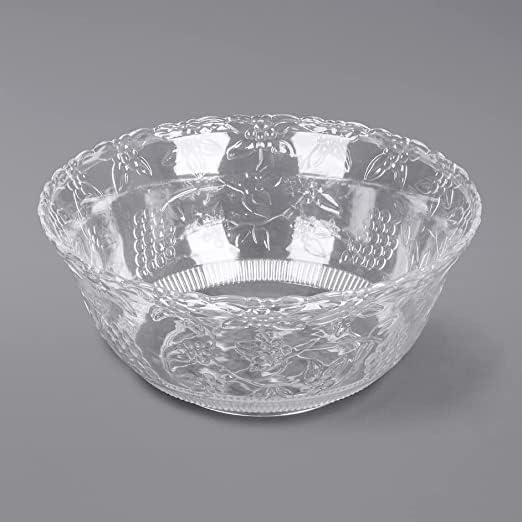 SG – Recipiente de plástico de alta calidad, 2 galones, diseño bordado de 8 cuartos de galón, cuenco para servir (solo cuenco de almuerzo)