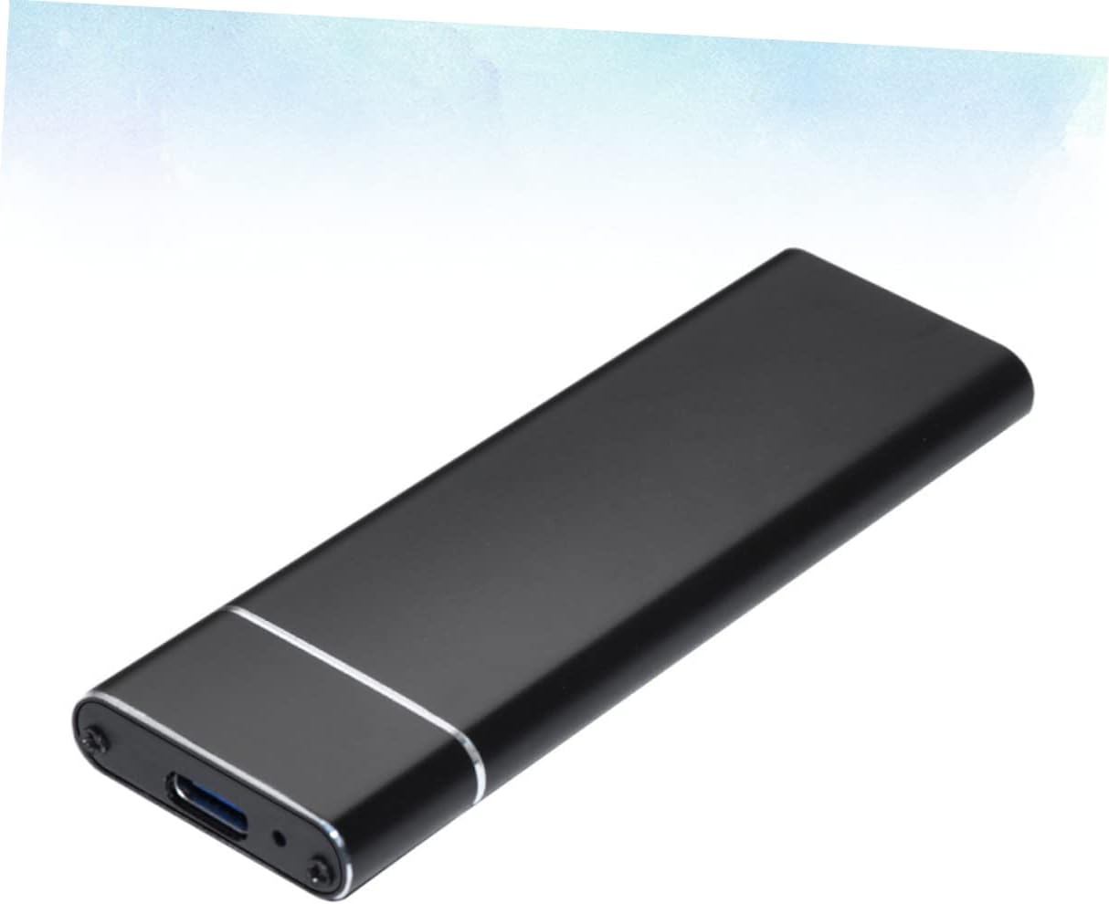 SOLUSTRE Hdd Case Hard Disk Case M.2 a Usb3.1 Tipo C Convertidor SSD Caja de disco duro Caja de disco duro Caja de disco duro Adaptador de caja de