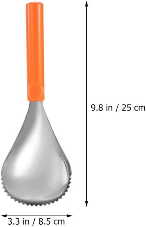 Herramientas manuales 3 piezas de calabaza cuchara de acero inoxidable herramienta de tallado de frutas manual sandía melón cuchara calabaza