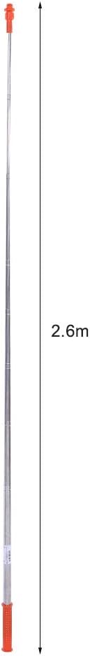 Tubo de extensión de pulverización de acero inoxidable de 8.5 ft – Herramienta de pulverización para jardines y espacios verdes