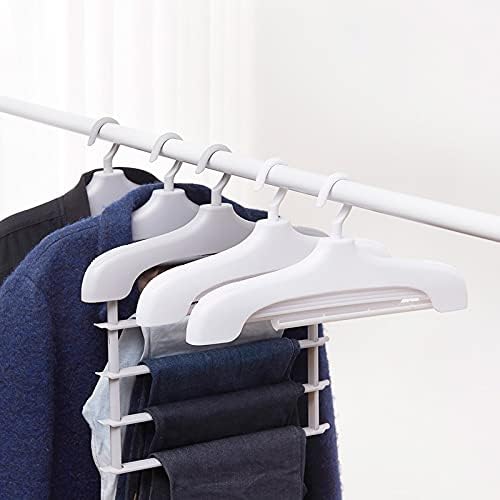 Perchas mágicas para pantalones, multifuncional, antideslizante, plegable, organizador de armario para ropa, pantalones, bufandas, corbatas