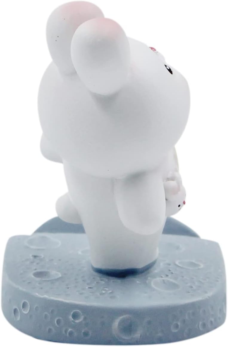 Suillty Lindo conejo animal teléfono celular soporte para escritorio Smartphone teléfono móvil soporte escritorio decoración hogar regalo