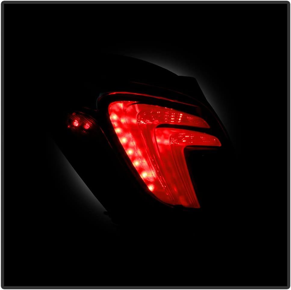ACANII – Para 2017-2022 Buick Encore Rojo Claro OE Estilo de Fábrica LED Luz Trasera Lámpara de Freno Reemplazo Lado Izquierdo del Conductor