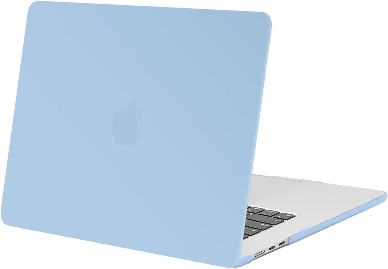 MOSISO Funda compatible con MacBook Air de 15 pulgadas 2025 2024 2023 versión M4 A3241 M3 A3114 M2 A2941 Pantalla de retina líquida Touch ID, funda