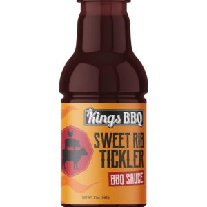 Kings BBQ Sweet Rib Tickler – Salsa para barbacoa – 21.5oz – Paquete de 2 Kings BBQ Sweet Rib Tickler – Salsa para barbacoa – 21.5oz – Paquete de 2