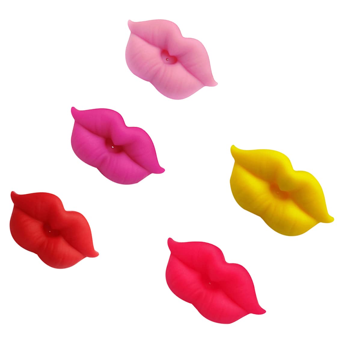 Toddmomy Chupete de labios para bebé, chupete de labios divertido, chupete en forma de labios, 10 uds