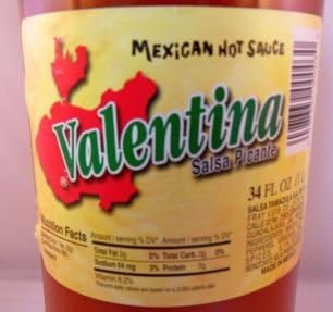 Valentina Salsa roja picante de 34 onzas