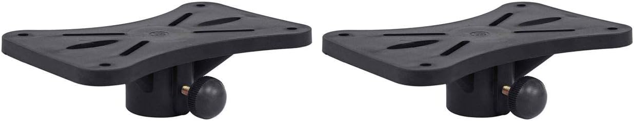 (2) Rockville RVSSA1 Soporte universal de adaptador de altavoz para trípode de montaje de 1.378 in