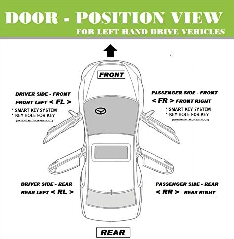 Advance Ignition Compatible con Volkswagen Beetle 1998-2000 – Kit de reparación de manilla de puerta delantera derecha para el lado del pasajero,
