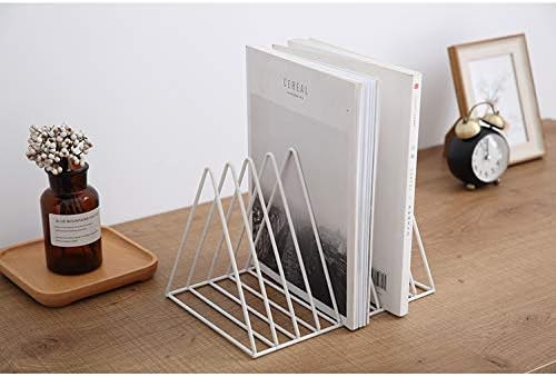 PENNGKE – 2 soportes para revistas, periódicos, almacenamiento de cartas, organizador de clasificador de archivos de escritorio, triangular,