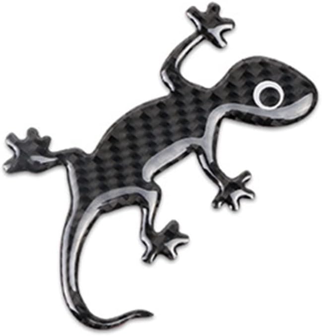 Gecko – Calcomanías decorativas para automóvil, calcomanías de animales 3D, calcomanías impermeables de fibra de carbono, calcomanías modificadas