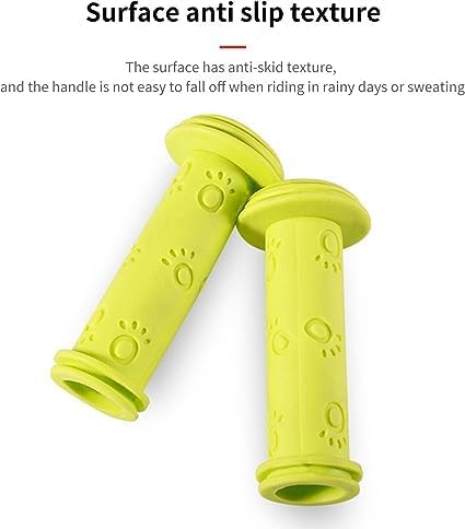1 par de agarres de bicicleta con diseño de rascador de gato para niños, color rosa, antideslizantes, agarres para manillar de bicicleta,