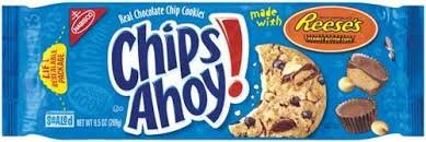 Nabisco Chips Ahoy Galletas con chispas de chocolate con chips de mantequilla de maní Reese’s 9.5 onzas (paquete de 2)