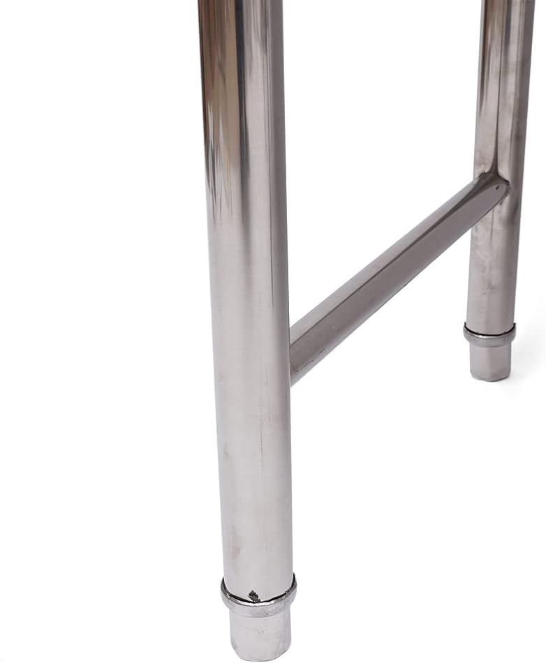 Fregadero de cocina de 1 compartimento, acero inoxidable de 47.2 x 23.6 x 31.5 in, juego de fregadero de restaurante, fregadero de cocina con un