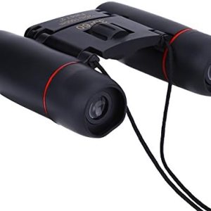 Dilwe Prismáticos de alta potencia, 30 x 60 mini prismáticos de metal, binoculares de doble enfoque con bolsa, cordón, paño de limpieza Dilwe Prismáticos de alta potencia, 30 x 60 mini prismáticos de metal, binoculares de doble enfoque con bolsa, cordón, paño de limpieza