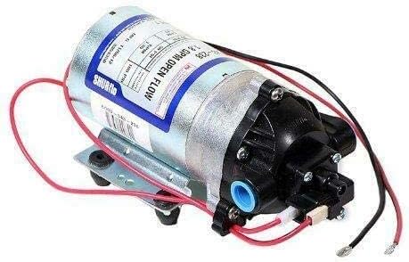 Pentair SHURFLO 8000-543-236 Bomba de diafragma de demanda automática, 1.8 GPM con válvulas de Viton, diafragma de Santopreno, interruptor de