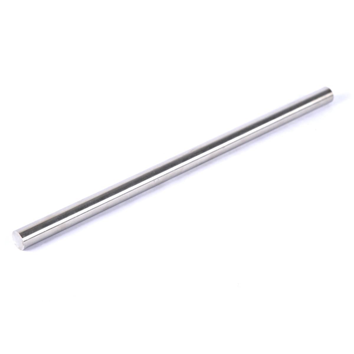 Unifizz Varilla redonda de acero inoxidable 304, varillas de eje sólido de 0.315 in x 3.150 in, barra de torno de barra redonda sólida, plata, 10