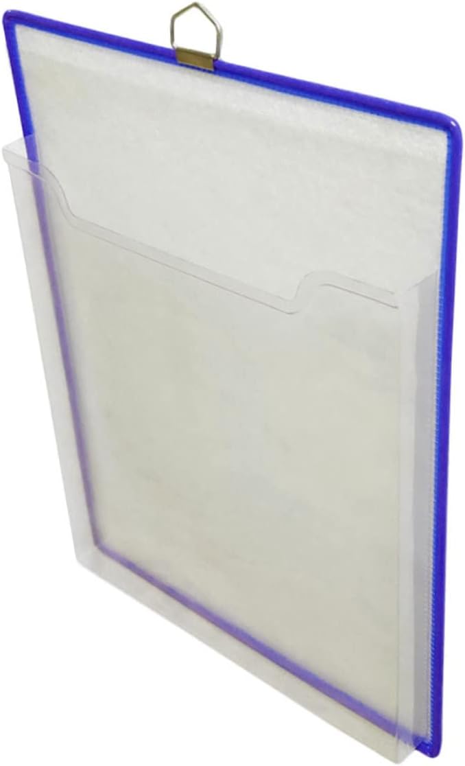 Ciieeo Organizador de recibos, carpeta de archivos de plástico, organizador de bolsillo, organizador de bolsillo, soporte para carpetas de pared de
