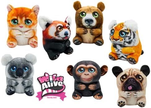 Panda rojo Riley de 12 pulgadas ferozmente lindo y cómodo – Animal de peluche realista con fotos- Hecho y materiales seguros