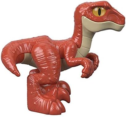 Imaginext Jurassic World T Rex Dinosaur + Imaginext Jurassic World Raptor Figures GIFT SET Paquete