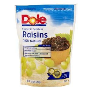 California Seedless Raisins (Pack de 2) California Seedless Raisins (Pack de 2)