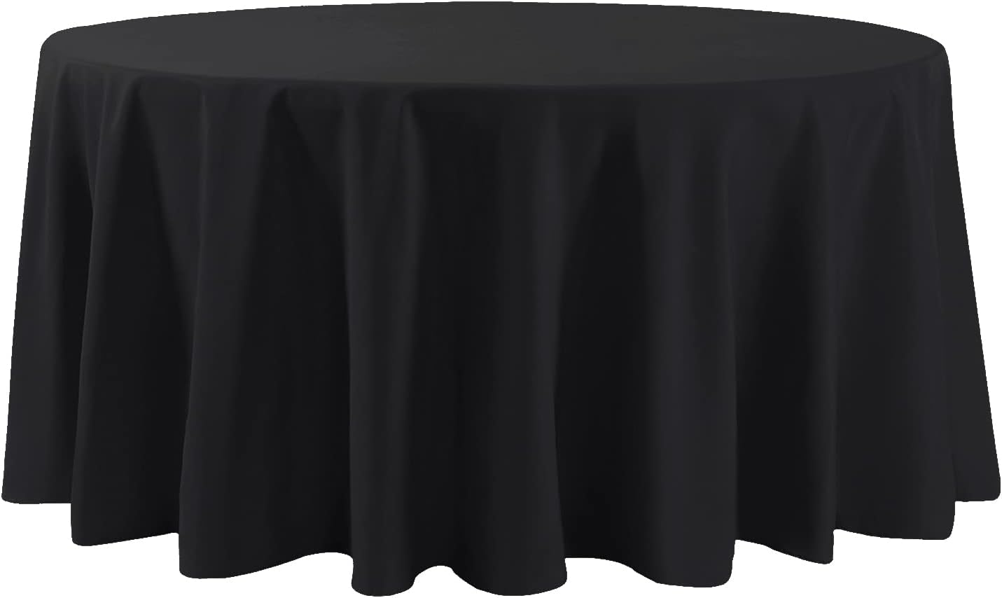 Paquete de 2 manteles redondos impermeables, manteles de poliéster de 120 pulgadas, mantel de poliéster resistente a las arrugas para mesa de
