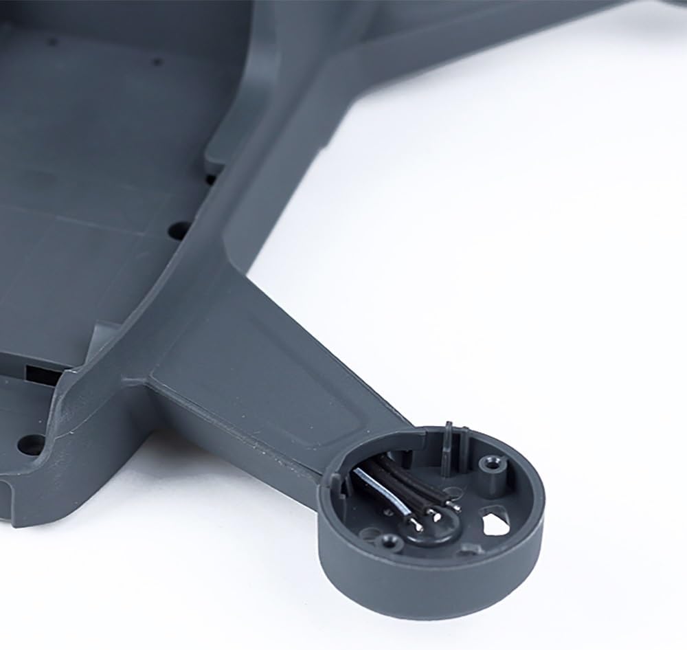 Carcasa de cuerpo de marco medio con apéndice para DJI Spark Repalcement Dron, piezas de reparación de accesorios (color  con accesorios)