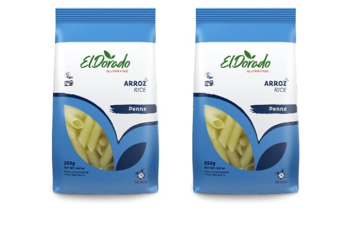 El Dorado Gluten Free Pasta, maíz, arroz y arroz integral, vegano, granos antiguos de alto valor nutricional, Kosher, gran fuente de proteínas,