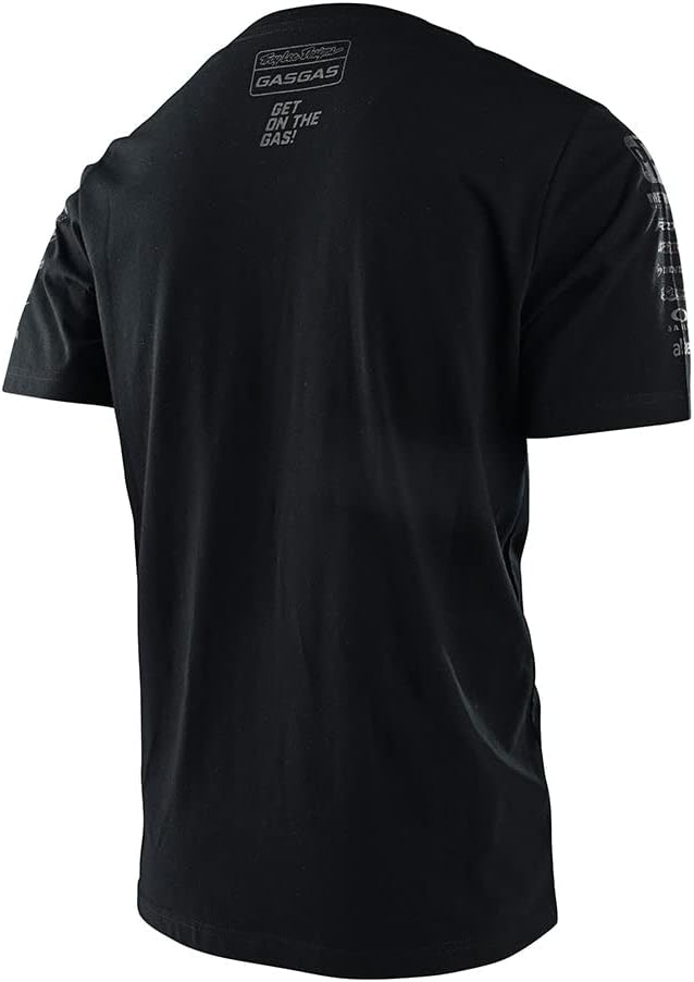 Troy Lee Designs Camiseta GasGas Team, Negro reflectante