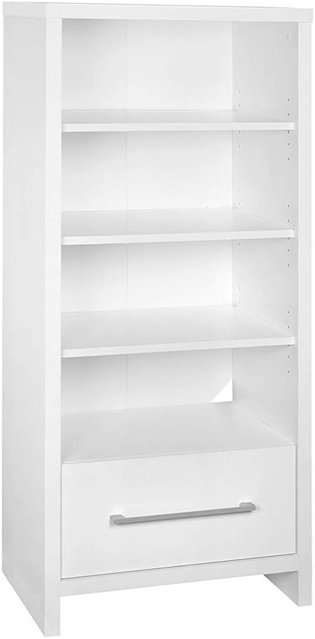 ClosetMaid 165100 – Estantería decorativa con cajón, color blanco (paquete de 2)
