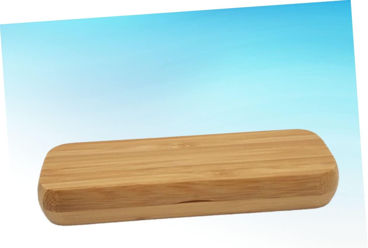 Caja de papelería Bolsa Suministros Portalápices Madera Clamshell Multifunción