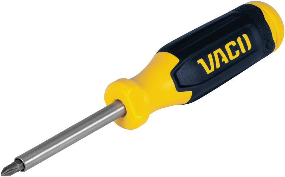 VACO VAC1230 Destornillador multibroca, herramienta magnética 23 en 1 con destornillador de tuerca de 14 pulgadas y mango cómodo