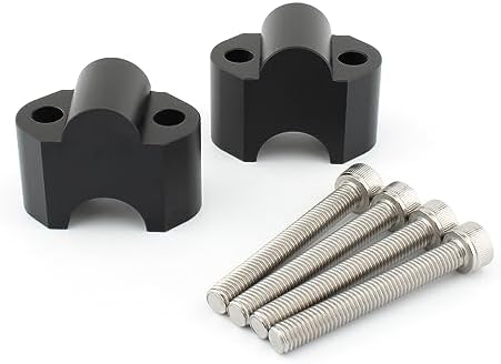 MIP Par Manillar Elevador Manillar Barra Elevador Abrazadera Respaldos Adaptadores de altura para Kawasaki Versys 650 KLE650 2013-2021