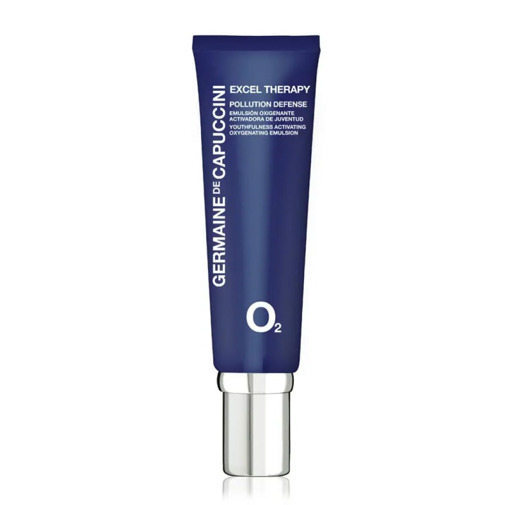 Germaine de Capuccini – Excel Therapy O2 I Emulsión Oxigenante Anticontaminante – Regenera el daño por contaminación – UV – Luz Azul – Tratamiento