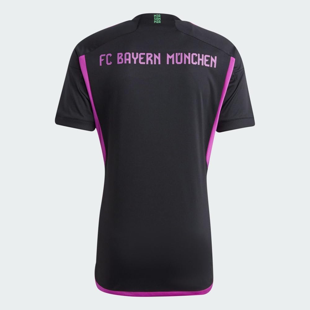 adidas Camiseta de fútbol para hombre, Bayern Munich 2324, mensaje unificador, tela que absorbe la humedad, gráfico único de mapa del mundo,