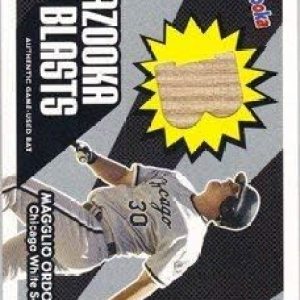 2004 Bazooka Blasts Bat Relic #MO Magglio Ordonez MLB Baseball Trading Card 2004 Bazooka Blasts Bat Relic #MO Magglio Ordonez MLB Baseball Trading Card