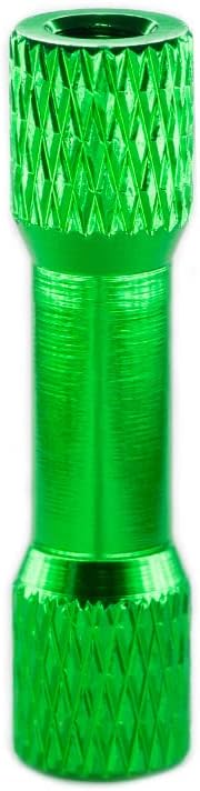 INTGAMX 12 piezas Separador de aluminio moleteado M3 de 0.984 in, pilar espaciador de columna de cabeza ancha para piezas de bricolaje RCFPVDrone