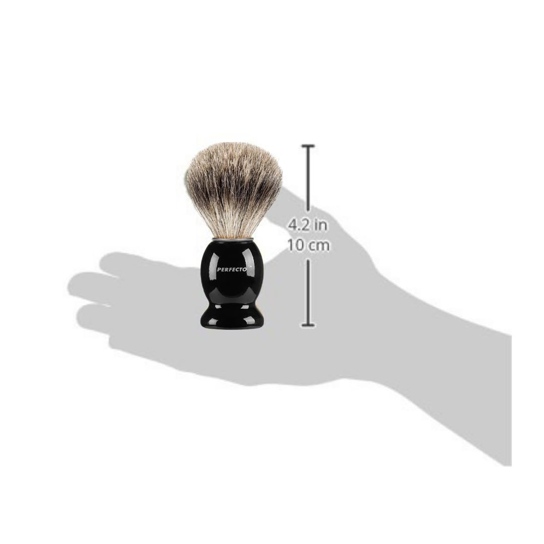 Perfecto Cepillo de afeitar de cerdas sintéticas para hombres, diseñado para el mejor afeitado de tu vida. Brocha de afeitar – Brocha de afeitar